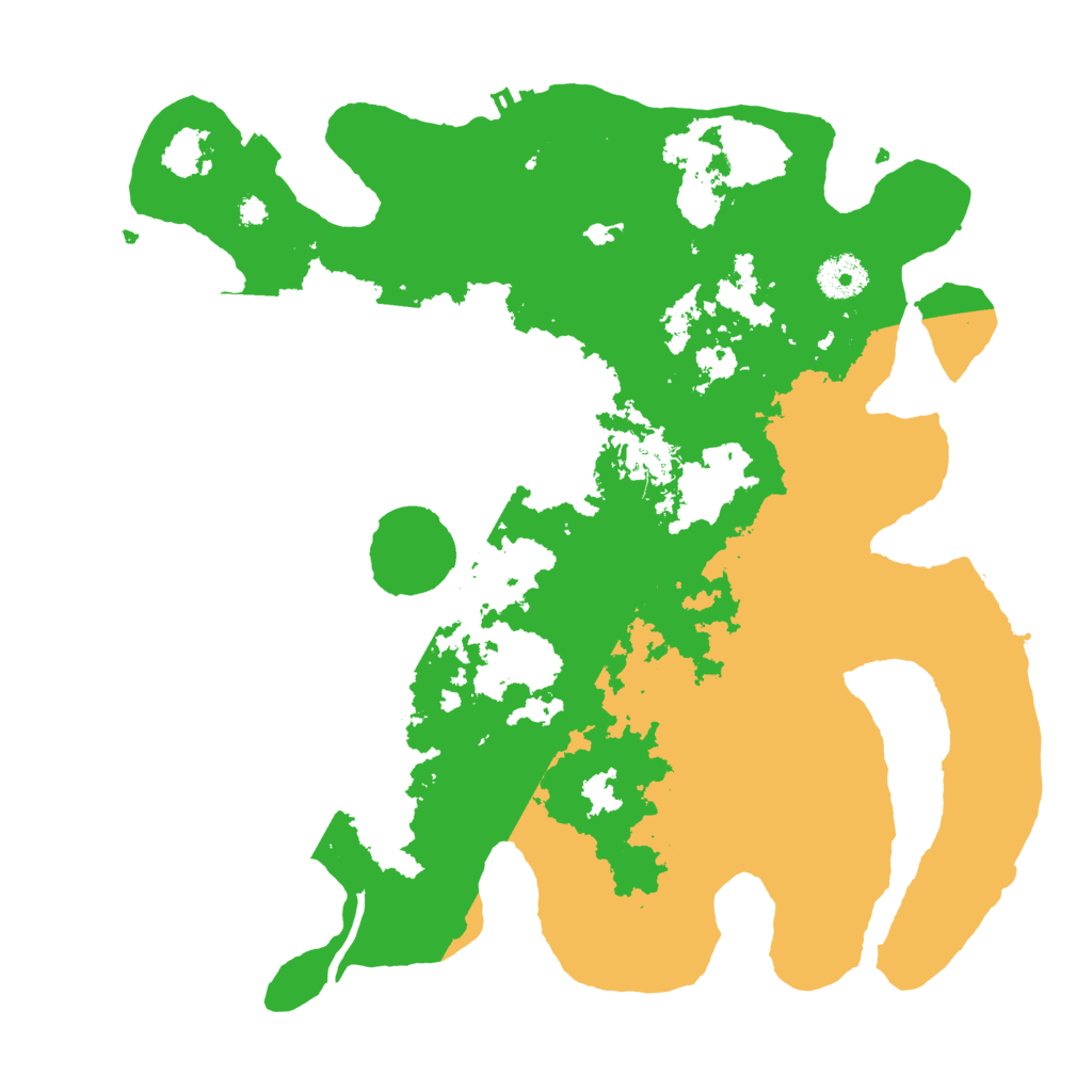 Biome Rust Map: Procedural Map, Size: 3500, Seed: 29676