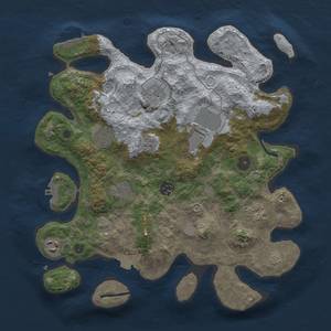 Thumbnail Rust Map: Procedural Map, Size: 3500, Seed: 326546, 16 Monuments