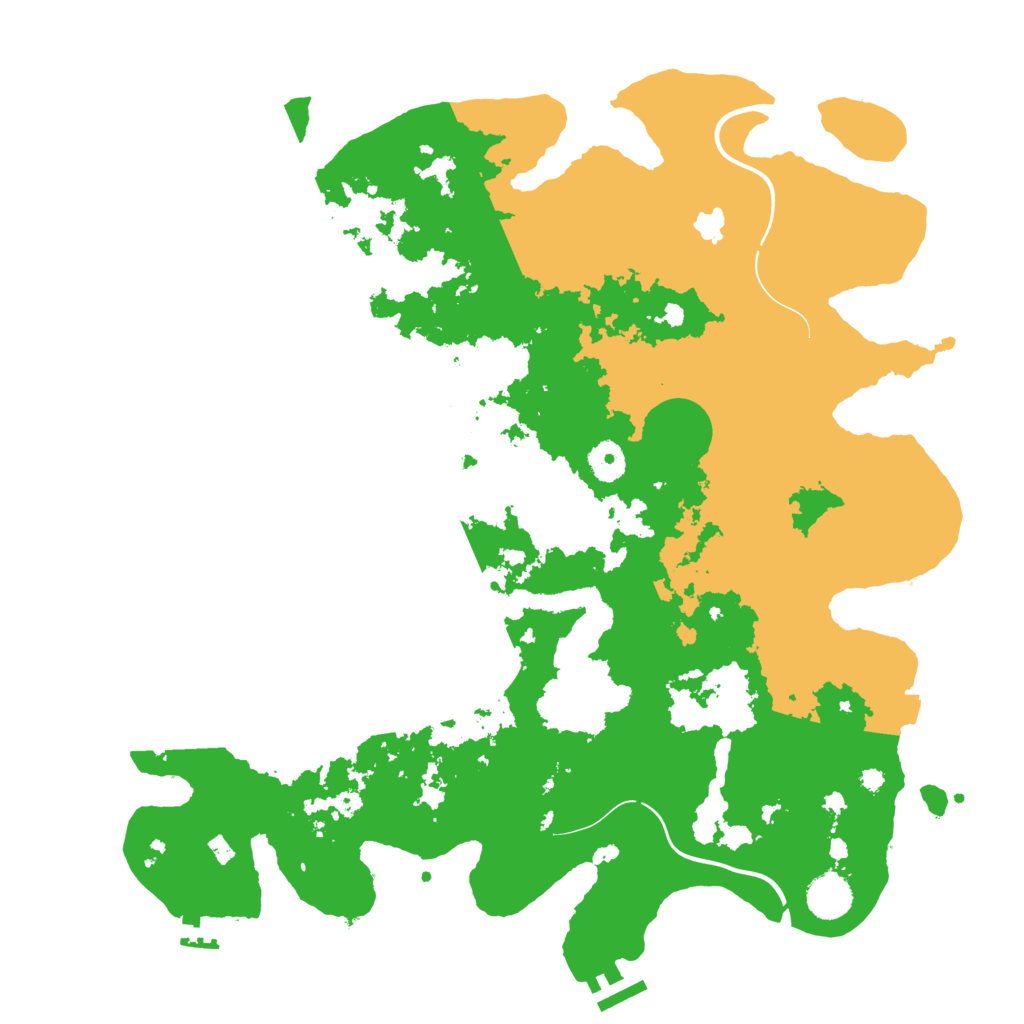 Biome Rust Map: Procedural Map, Size: 4000, Seed: 6367867