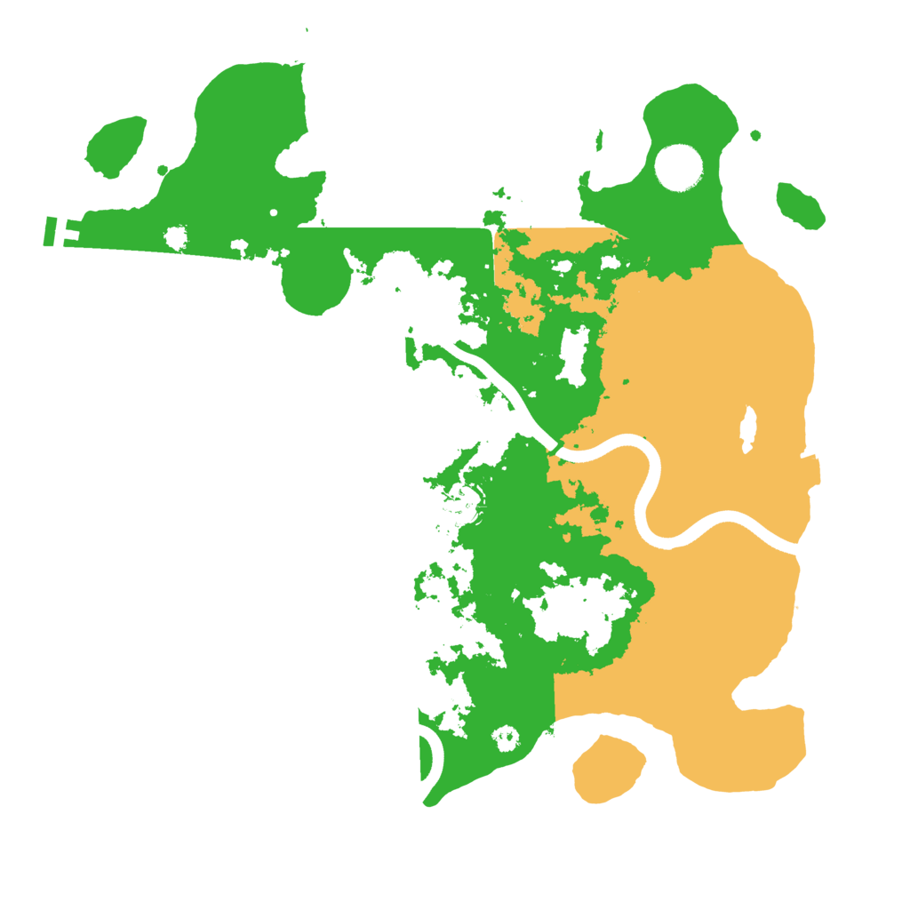 Biome Rust Map: Procedural Map, Size: 3500, Seed: 1471957636