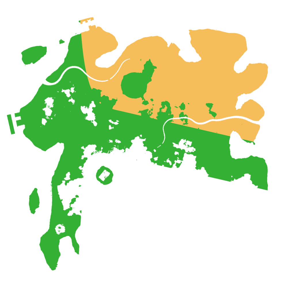 Biome Rust Map: Procedural Map, Size: 3000, Seed: 648360188