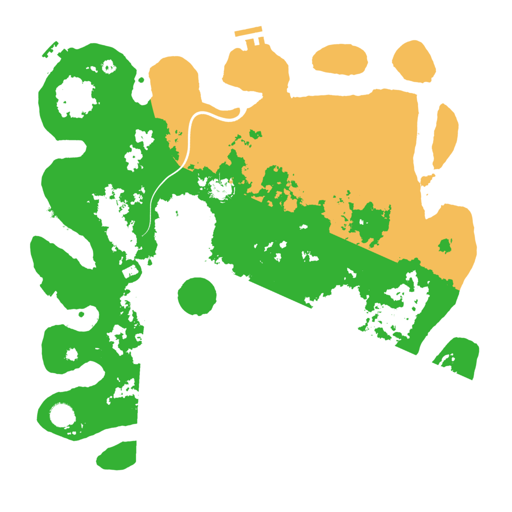 Biome Rust Map: Procedural Map, Size: 3750, Seed: 1201776472