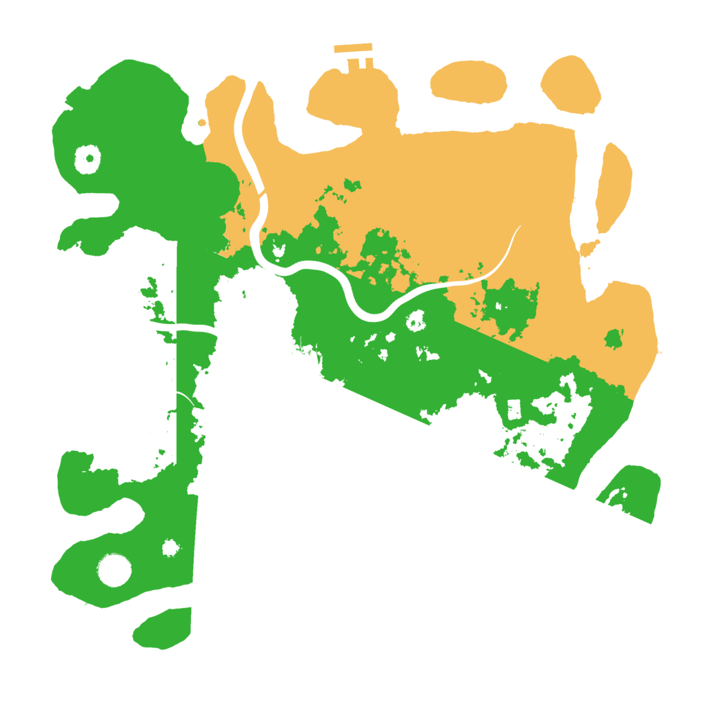 Biome Rust Map: Procedural Map, Size: 3750, Seed: 1201776472
