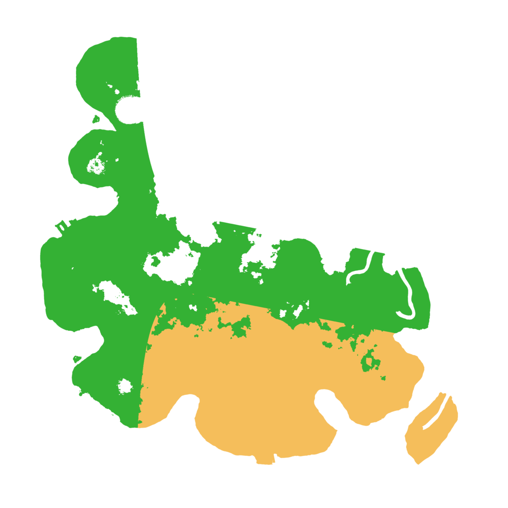 Biome Rust Map: Procedural Map, Size: 3200, Seed: 55550