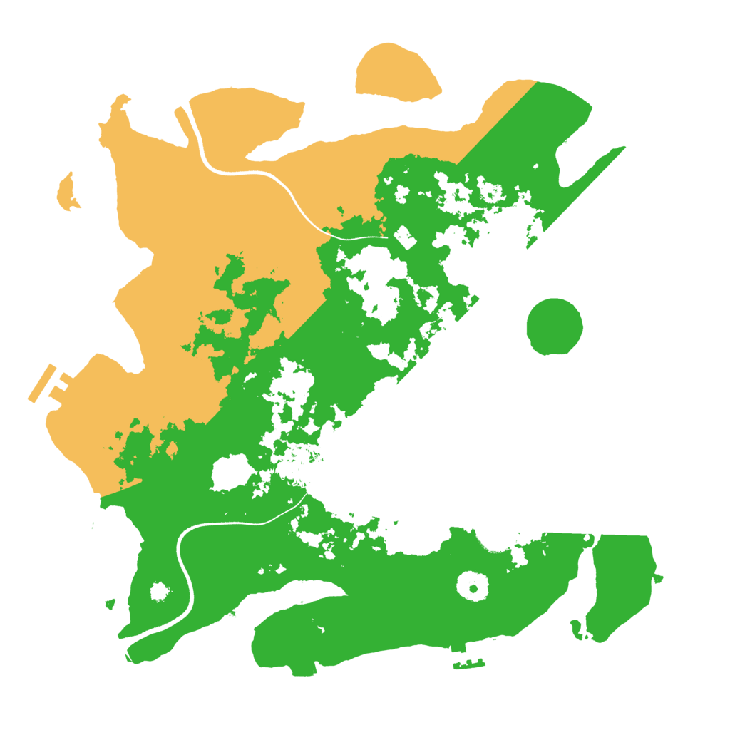 Biome Rust Map: Procedural Map, Size: 3500, Seed: 659214213