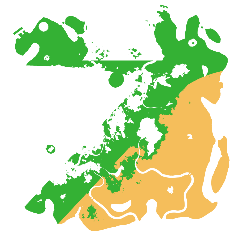 Biome Rust Map: Procedural Map, Size: 4500, Seed: 1225901088