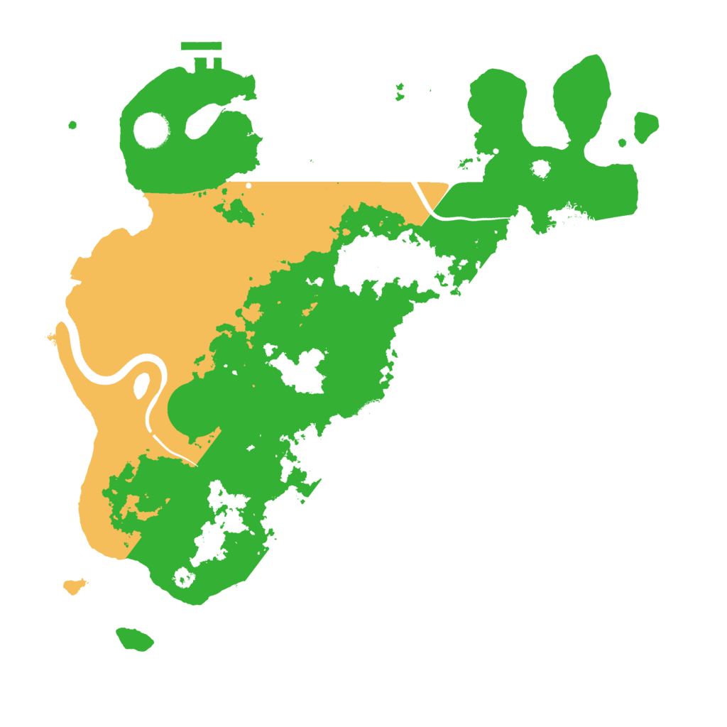 Biome Rust Map: Procedural Map, Size: 3600, Seed: 271552216