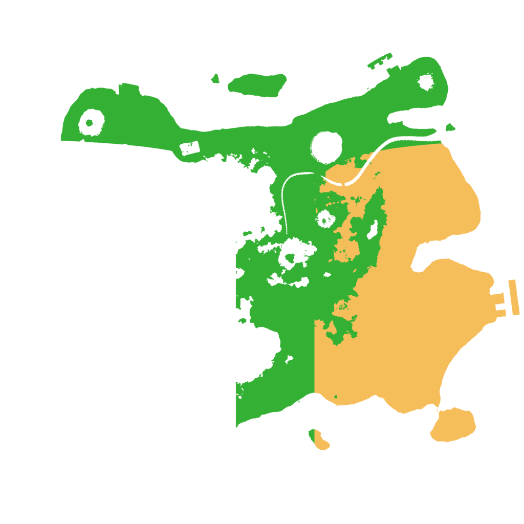 Biome Rust Map: Procedural Map, Size: 3000, Seed: 1061994321