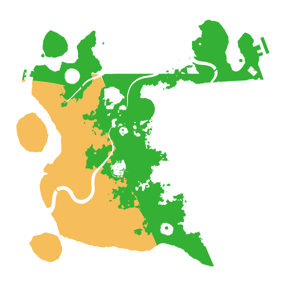 Biome Rust Map: Procedural Map, Size: 3500, Seed: 627803979