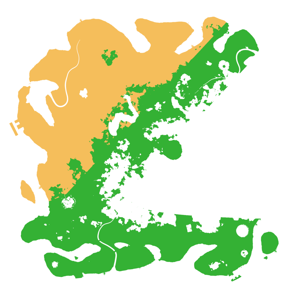 Biome Rust Map: Procedural Map, Size: 4250, Seed: 697841668