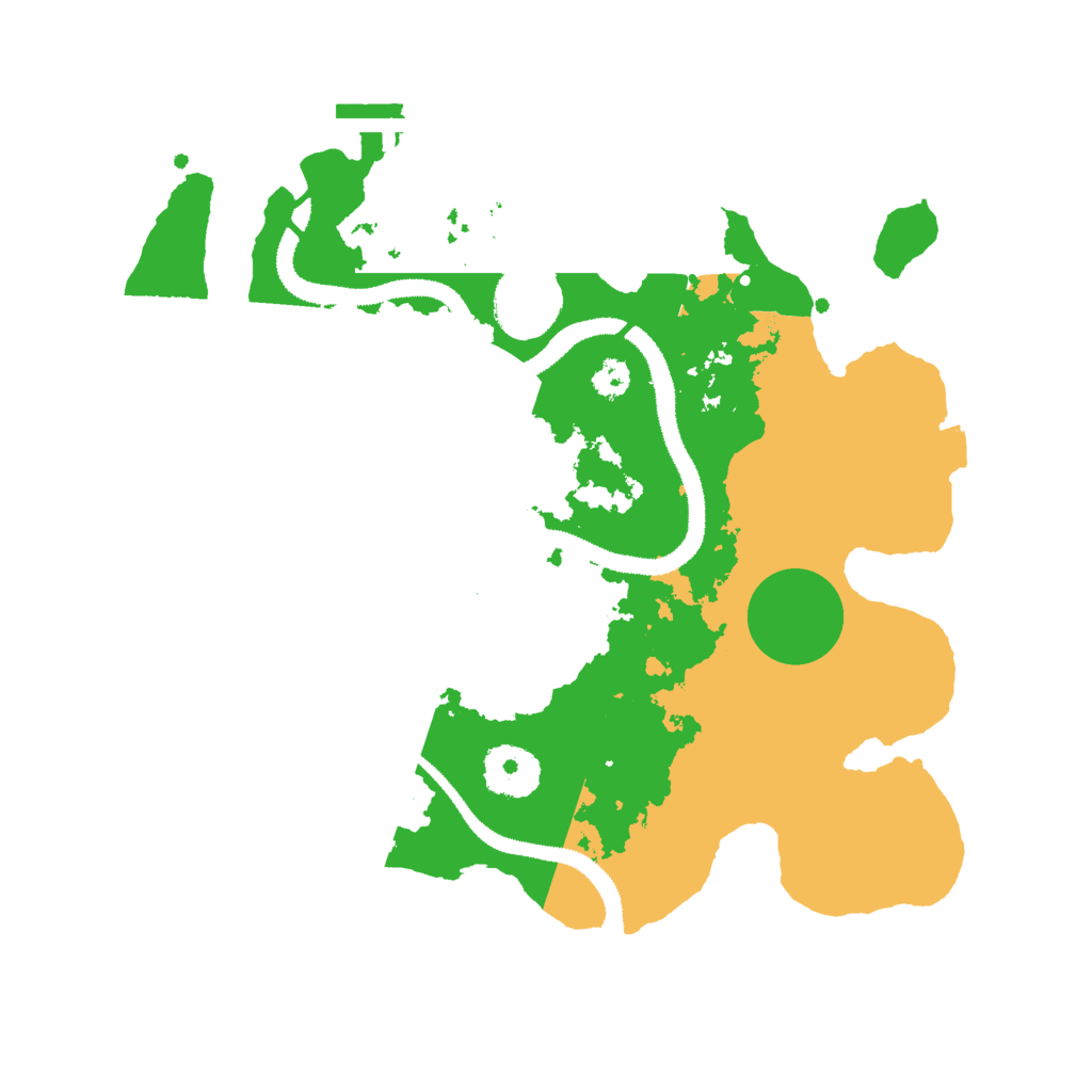 Biome Rust Map: Procedural Map, Size: 3000, Seed: 10532