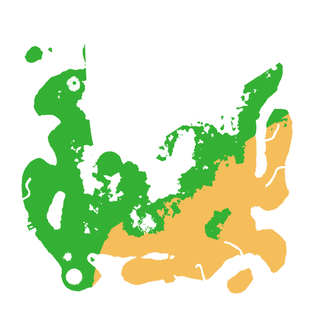 Biome Rust Map: Procedural Map, Size: 3500, Seed: 159126731