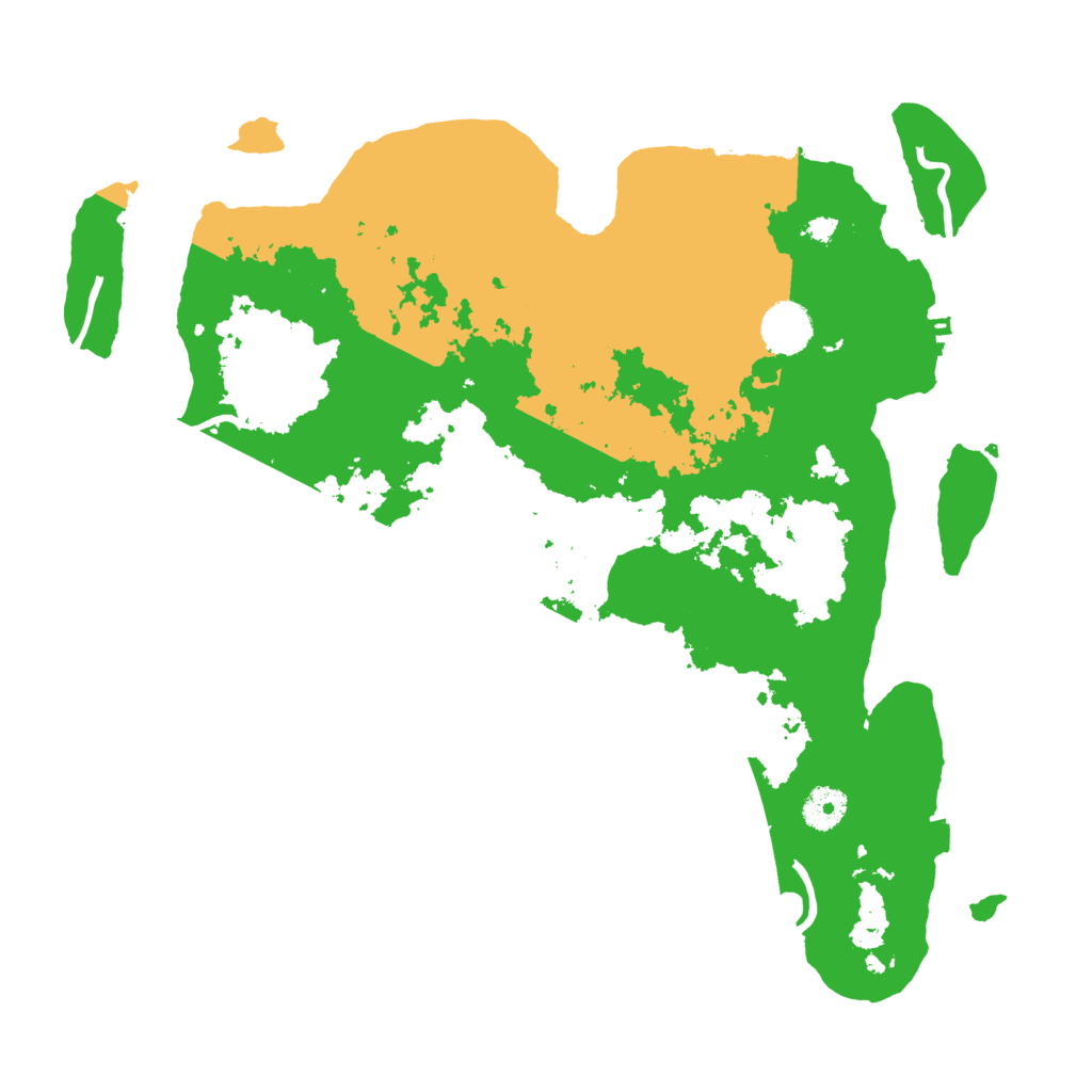 Biome Rust Map: Procedural Map, Size: 3800, Seed: 585082385