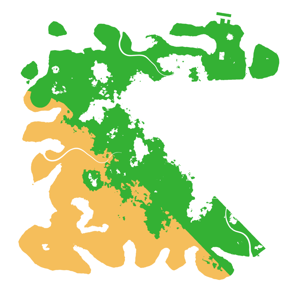 Biome Rust Map: Procedural Map, Size: 4050, Seed: 1753789629