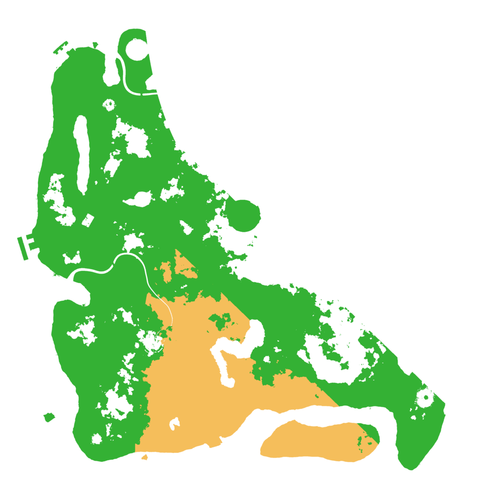Biome Rust Map: Procedural Map, Size: 4300, Seed: 77038747