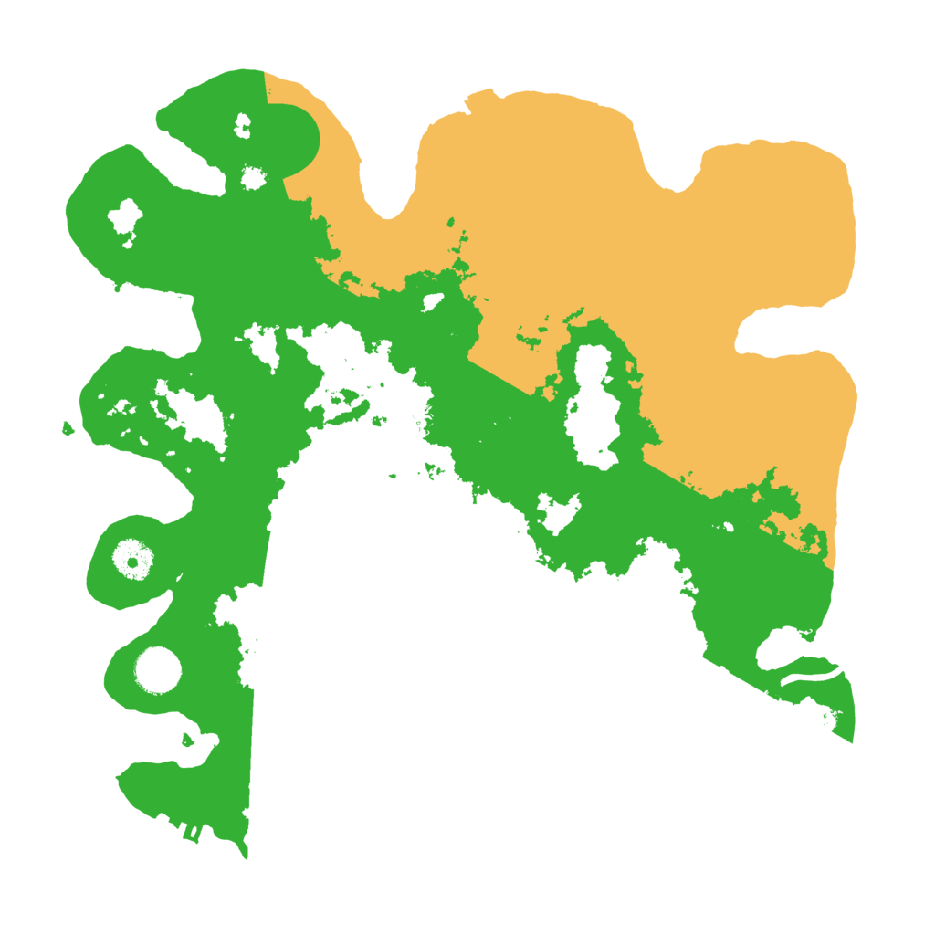 Biome Rust Map: Procedural Map, Size: 3550, Seed: 17338622