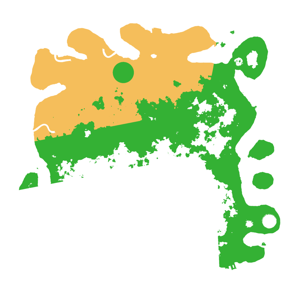 Biome Rust Map: Procedural Map, Size: 3750, Seed: 1193339403