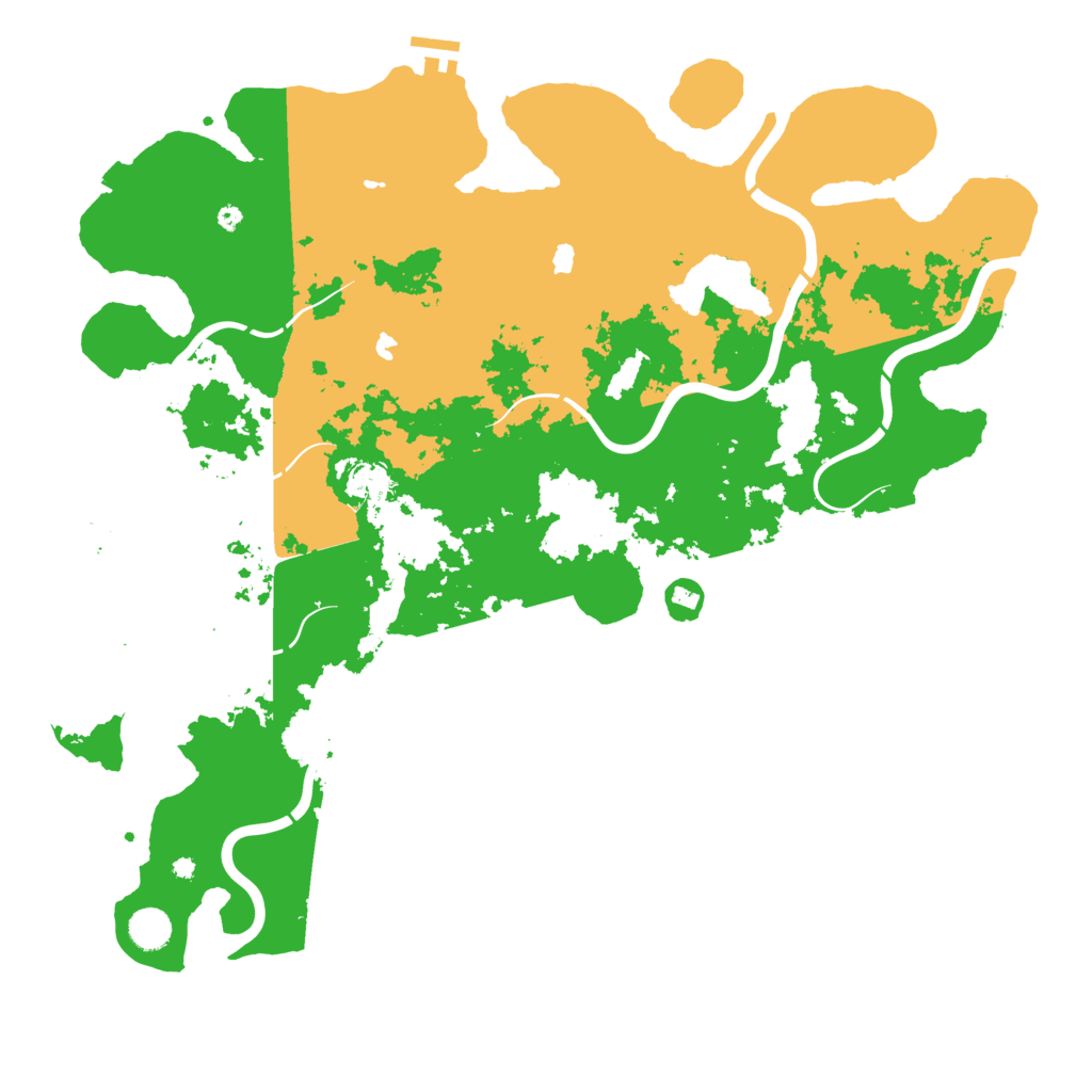 Biome Rust Map: Procedural Map, Size: 4500, Seed: 1110754251