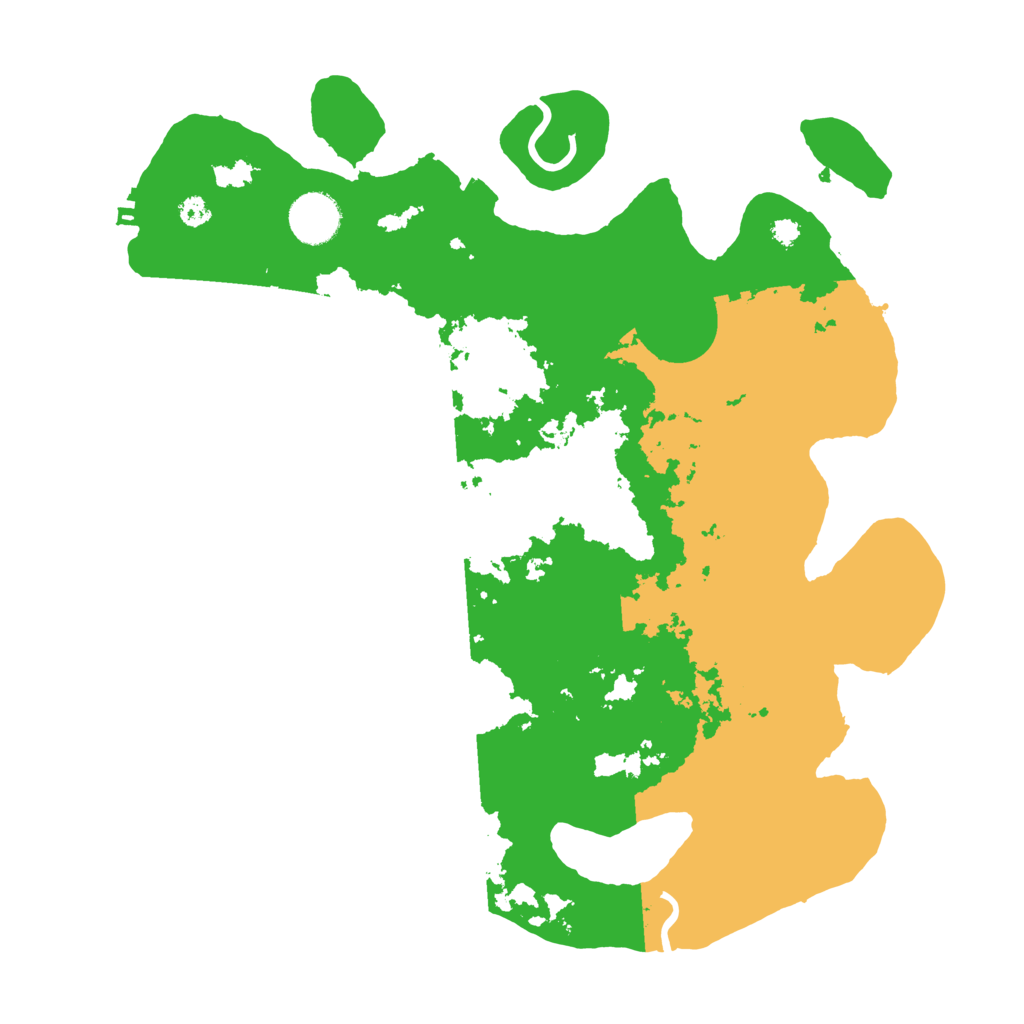 Biome Rust Map: Procedural Map, Size: 3500, Seed: 1233874646