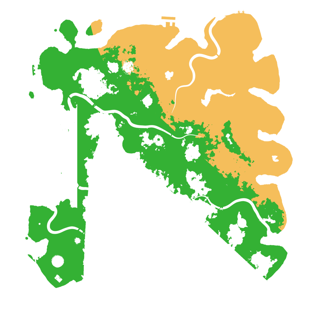 Biome Rust Map: Procedural Map, Size: 4500, Seed: 137913748