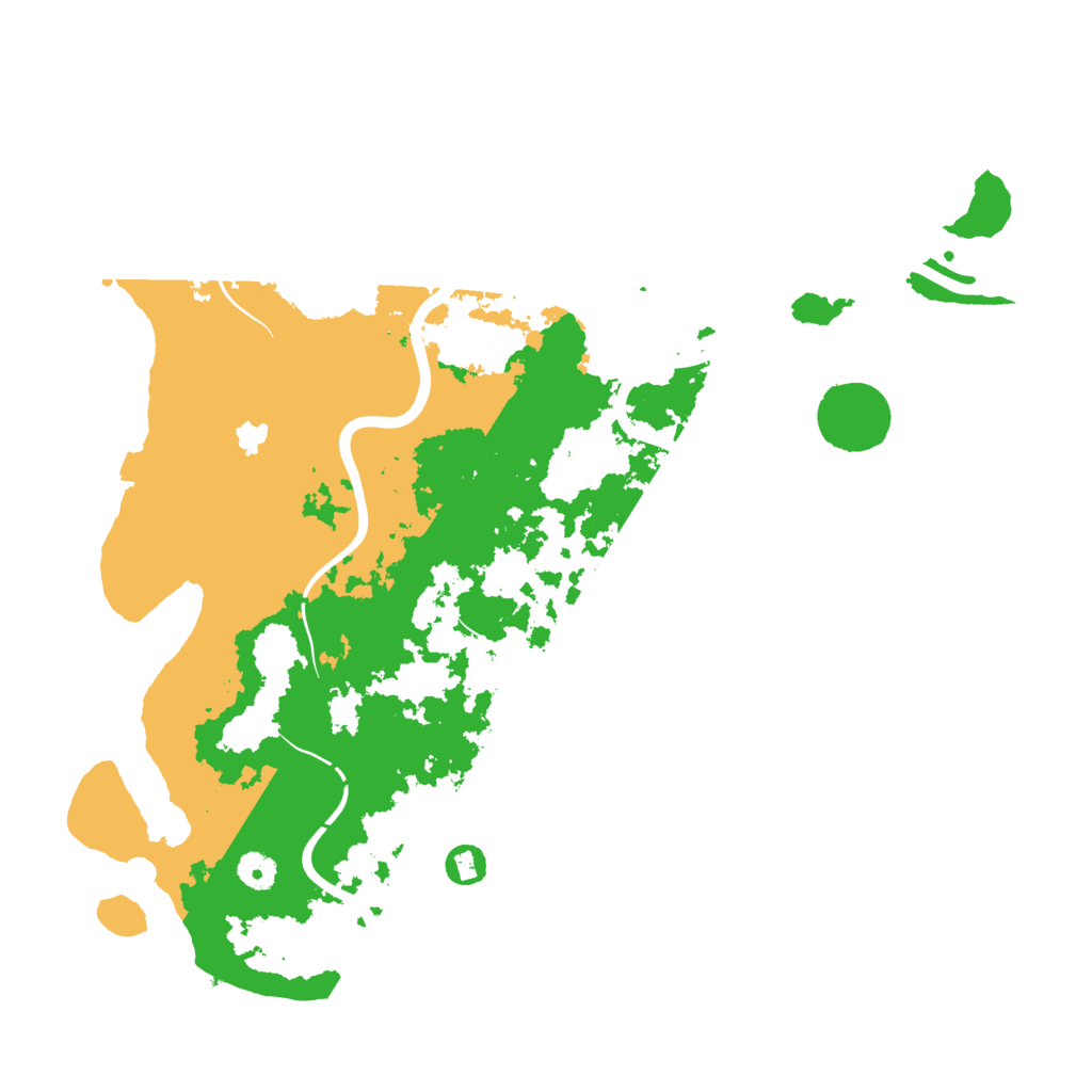 Biome Rust Map: Procedural Map, Size: 4300, Seed: 95625754