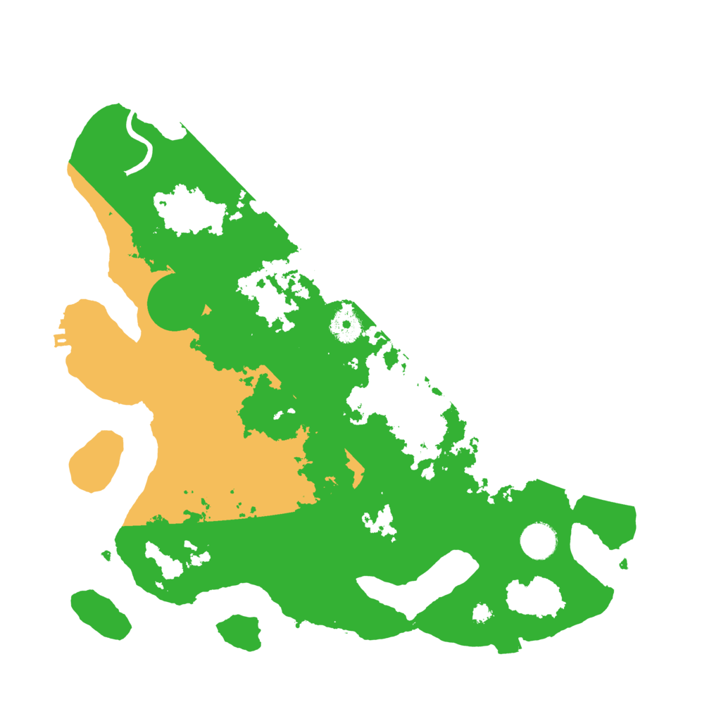 Biome Rust Map: Procedural Map, Size: 3500, Seed: 980243168