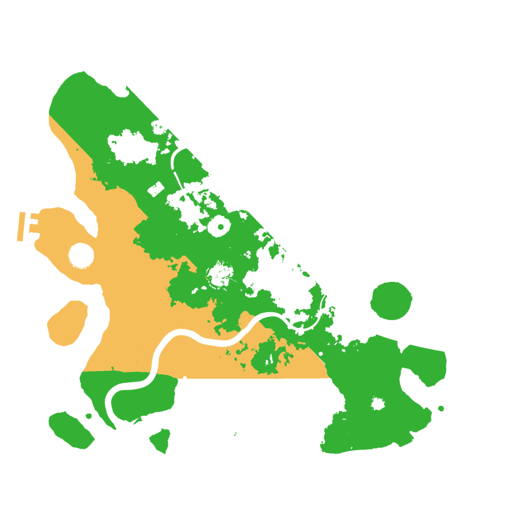 Biome Rust Map: Procedural Map, Size: 3500, Seed: 980243168