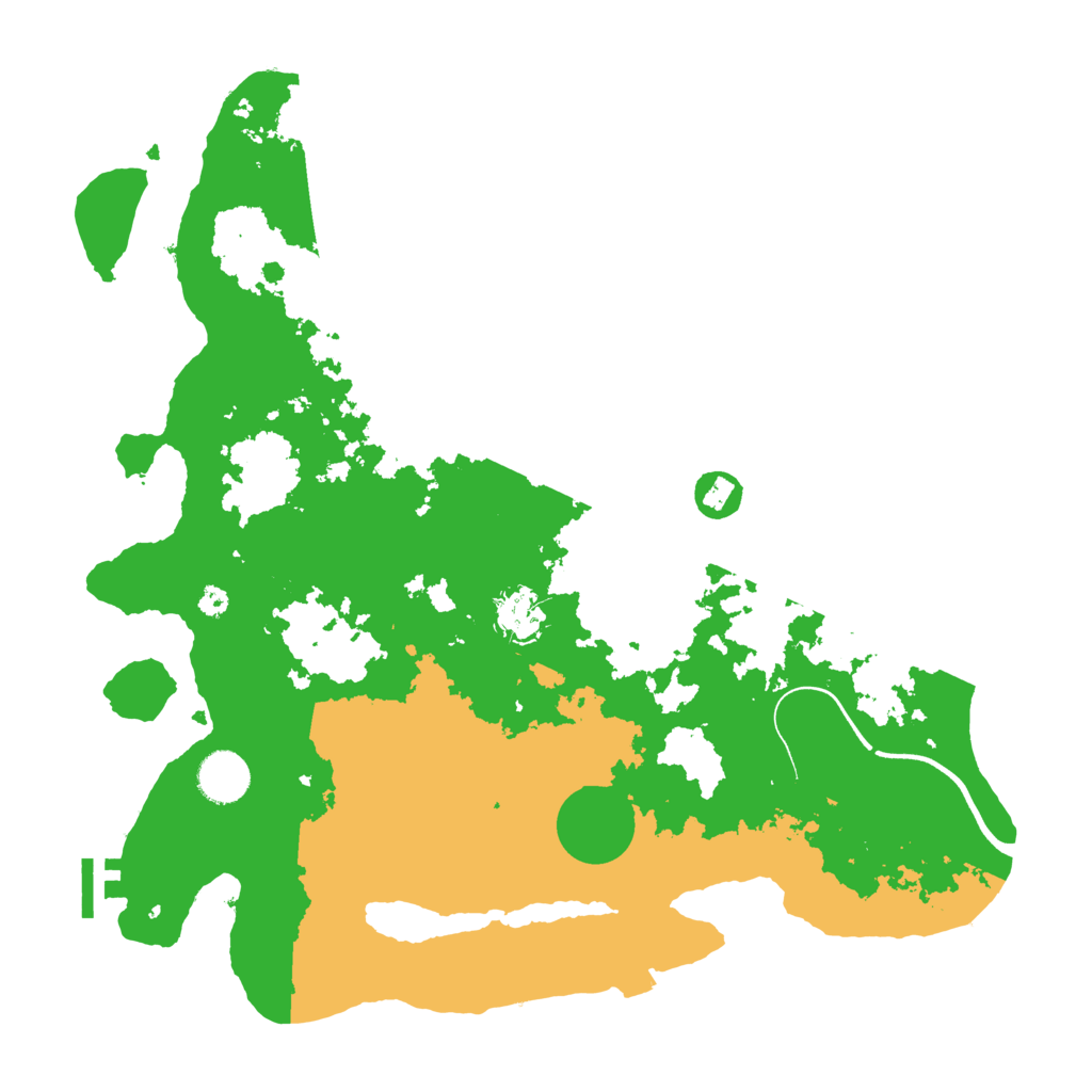 Biome Rust Map: Procedural Map, Size: 3700, Seed: 1574951383