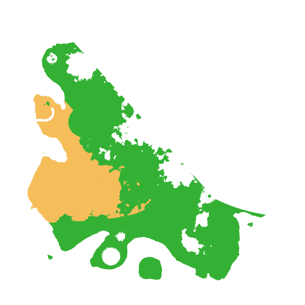 Biome Rust Map: Procedural Map, Size: 3000, Seed: 86444483