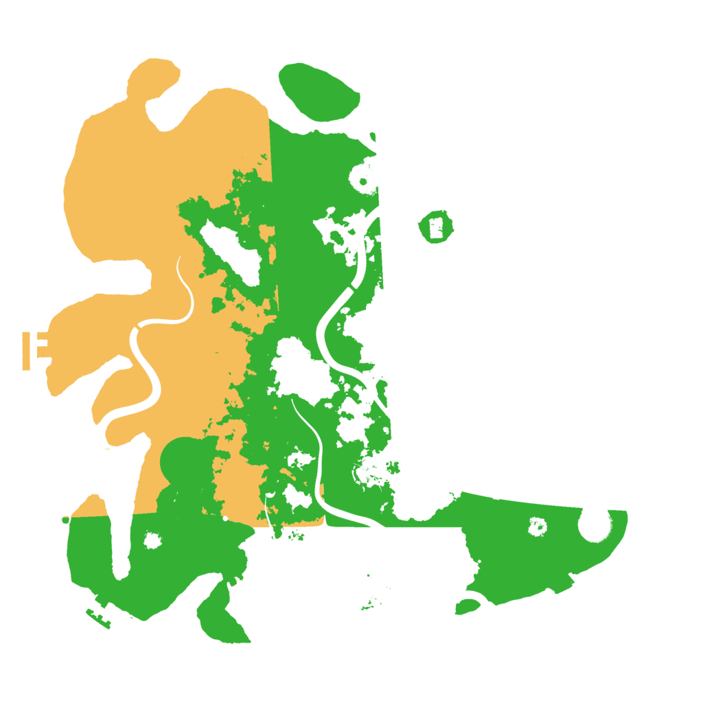 Biome Rust Map: Procedural Map, Size: 3700, Seed: 473732234