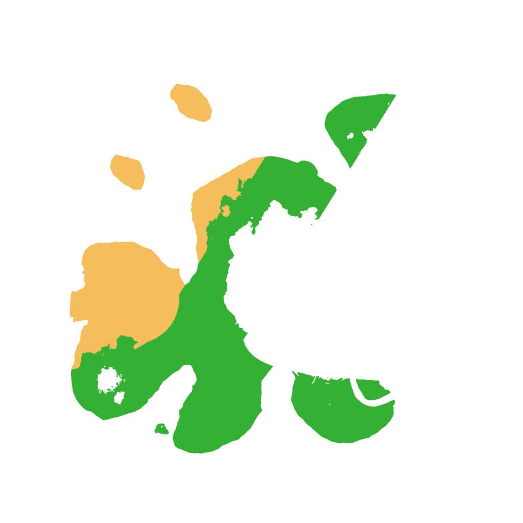 Biome Rust Map: Procedural Map, Size: 2000, Seed: 58931