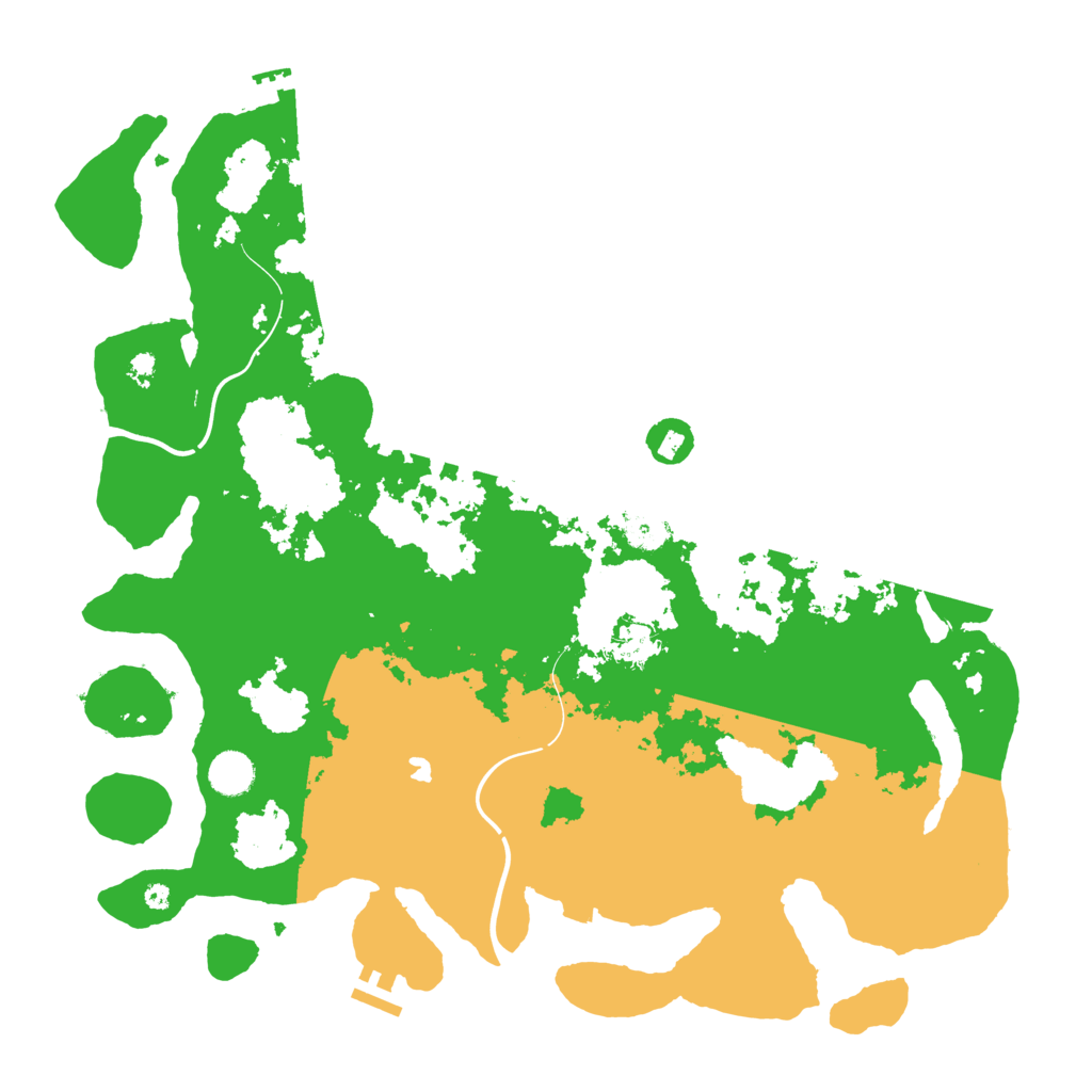 Biome Rust Map: Procedural Map, Size: 4250, Seed: 32818
