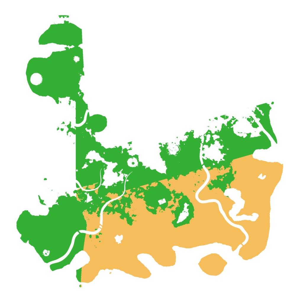 Biome Rust Map: Procedural Map, Size: 4500, Seed: 2091010359