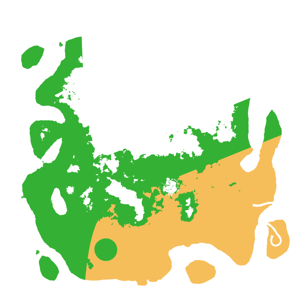 Biome Rust Map: Procedural Map, Size: 3600, Seed: 21257660