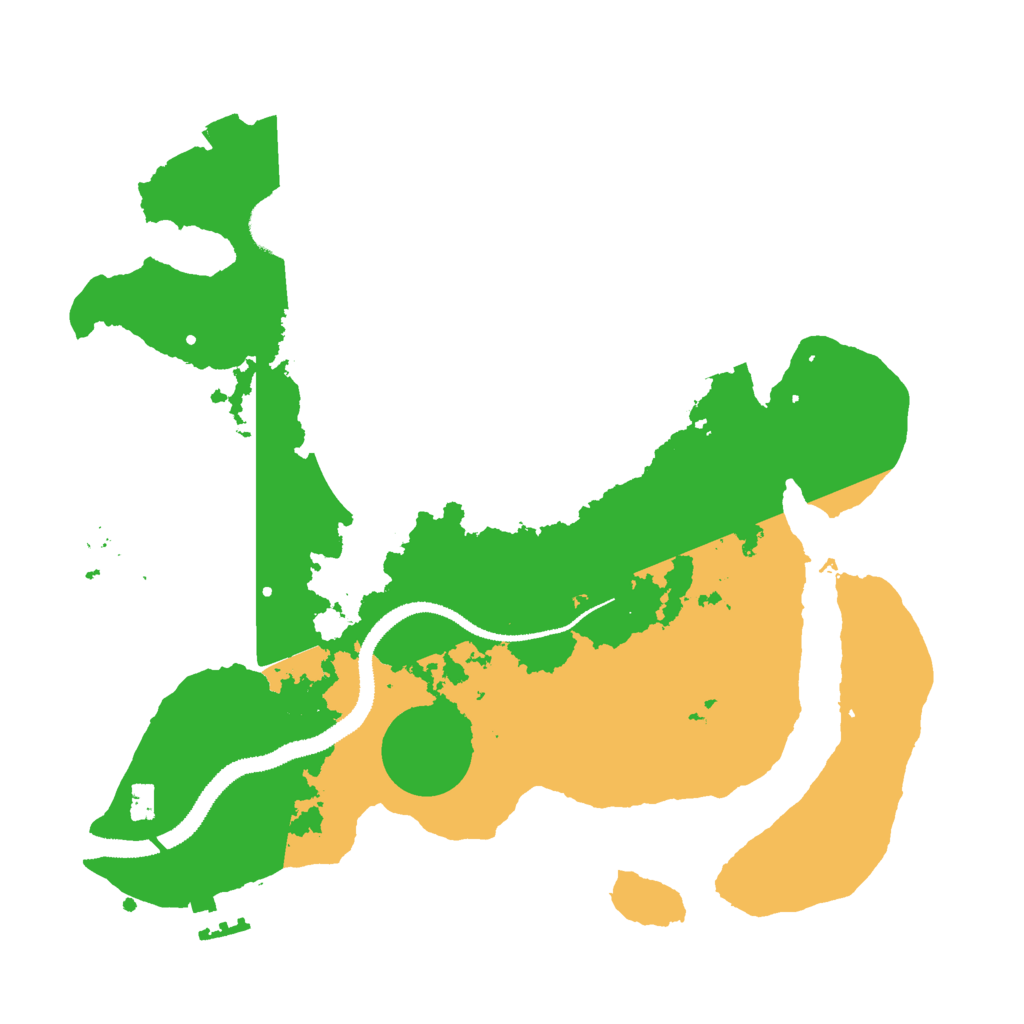 Biome Rust Map: Procedural Map, Size: 3000, Seed: 76775