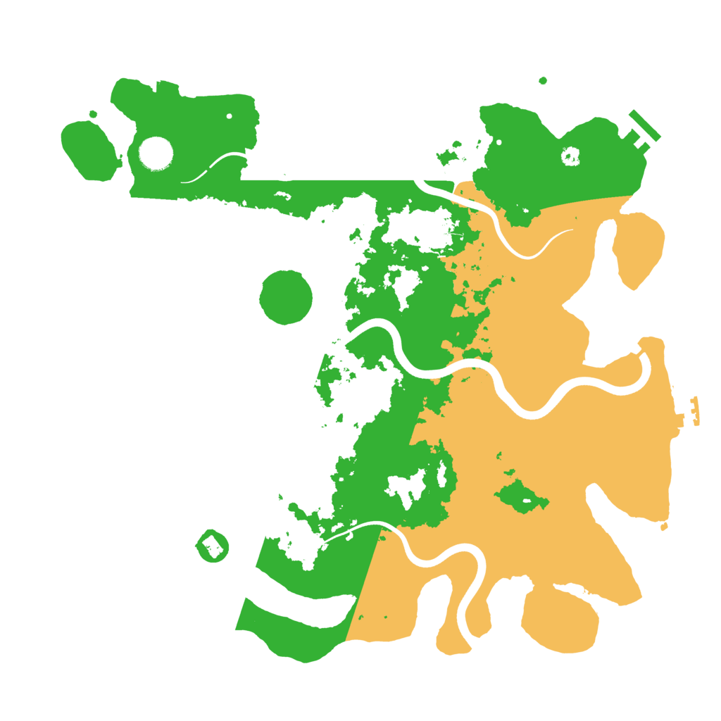 Biome Rust Map: Procedural Map, Size: 3750, Seed: 48533405