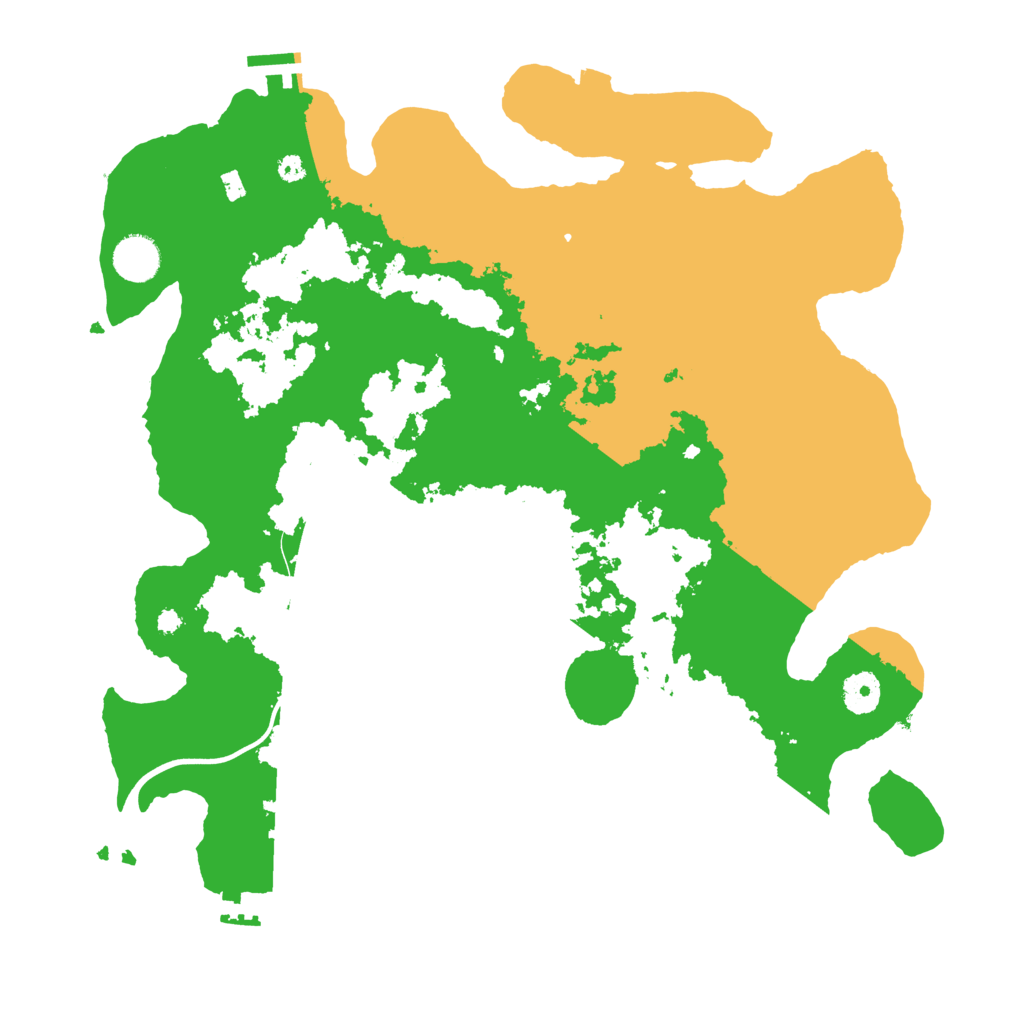 Biome Rust Map: Procedural Map, Size: 3850, Seed: 33556692