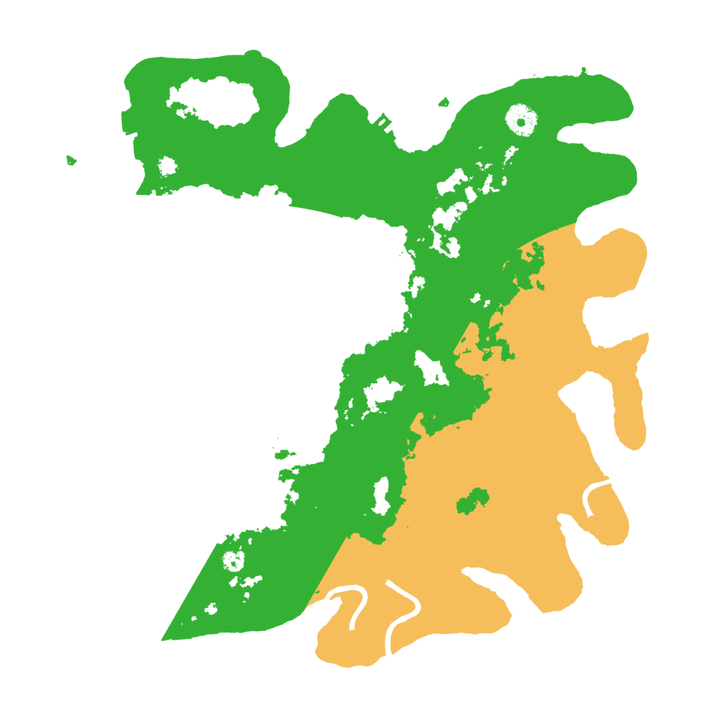 Biome Rust Map: Procedural Map, Size: 3500, Seed: 1209116524