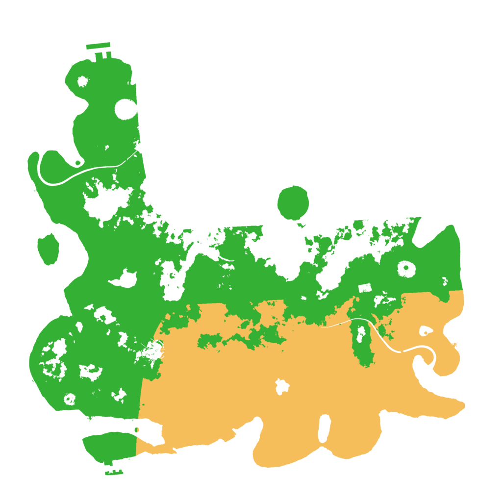 Biome Rust Map: Procedural Map, Size: 4250, Seed: 891614275
