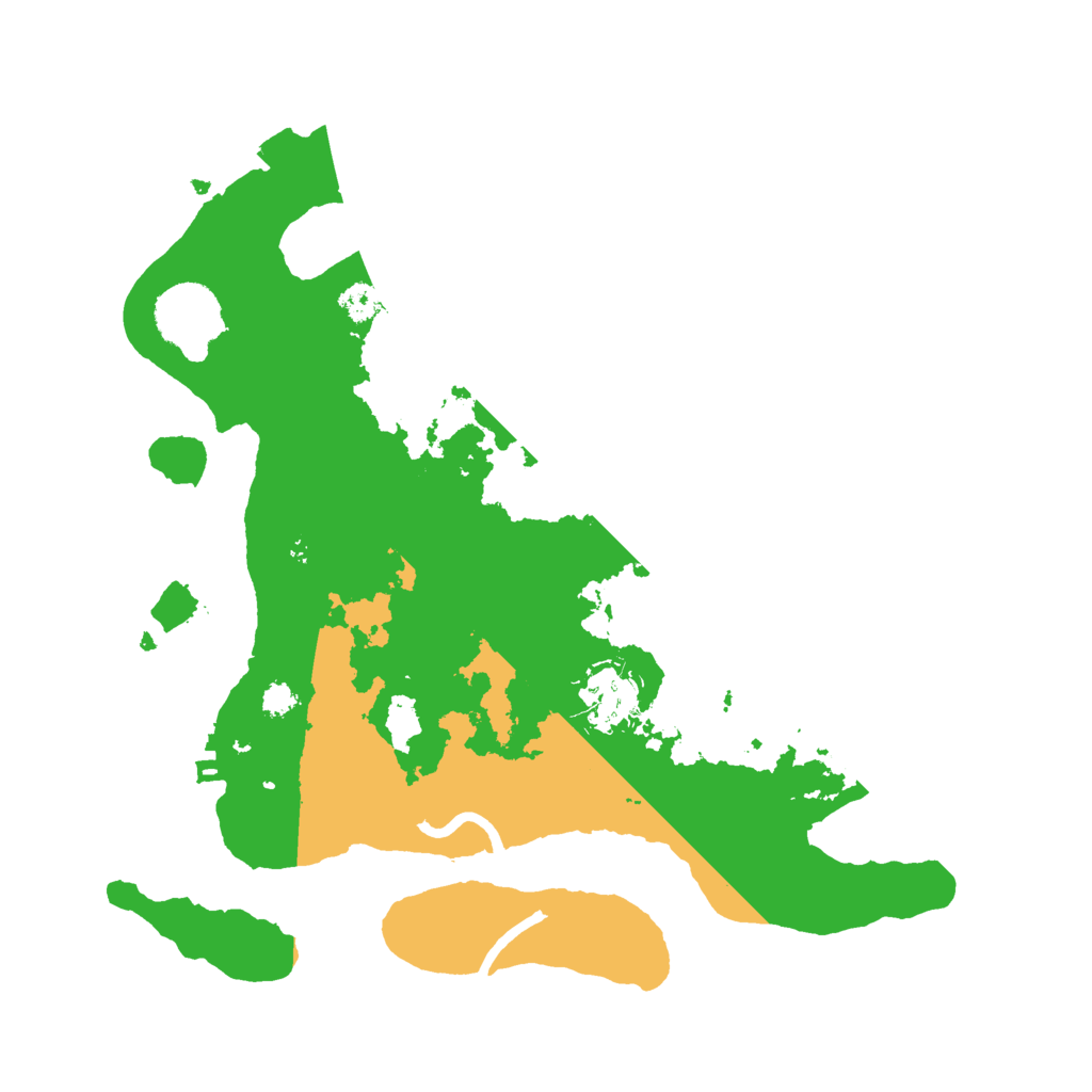 Biome Rust Map: Procedural Map, Size: 3000, Seed: 33394