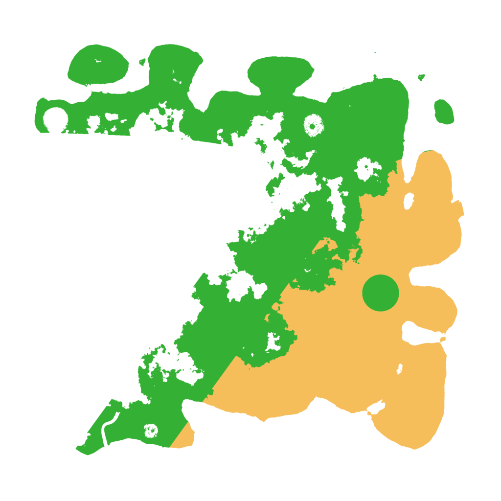 Biome Rust Map: Procedural Map, Size: 3600, Seed: 271552201