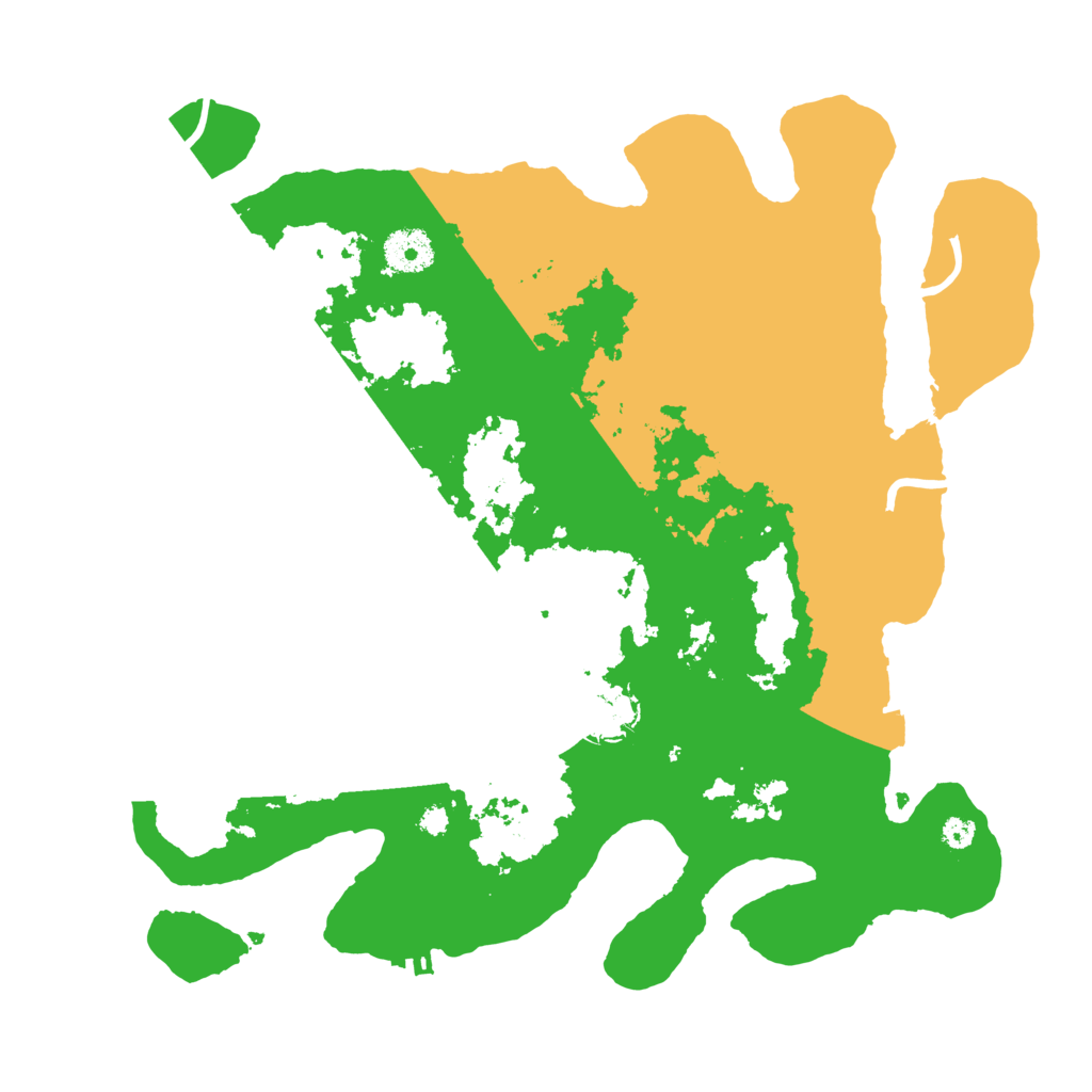 Biome Rust Map: Procedural Map, Size: 3500, Seed: 35124208