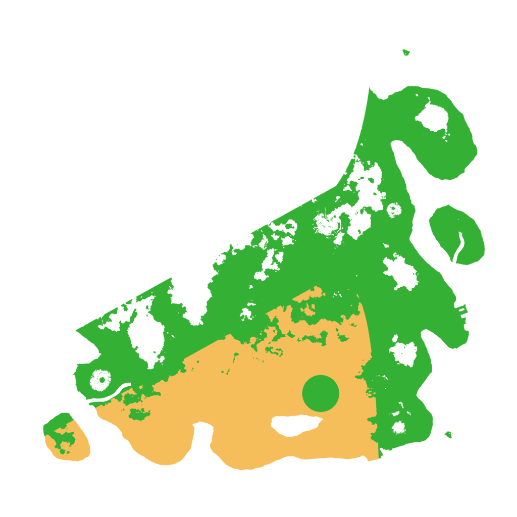 Biome Rust Map: Procedural Map, Size: 3700, Seed: 655184303