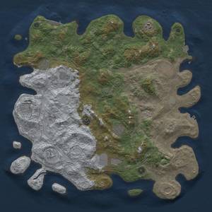 Thumbnail Rust Map: Procedural Map, Size: 4500, Seed: 1474482439, 19 Monuments