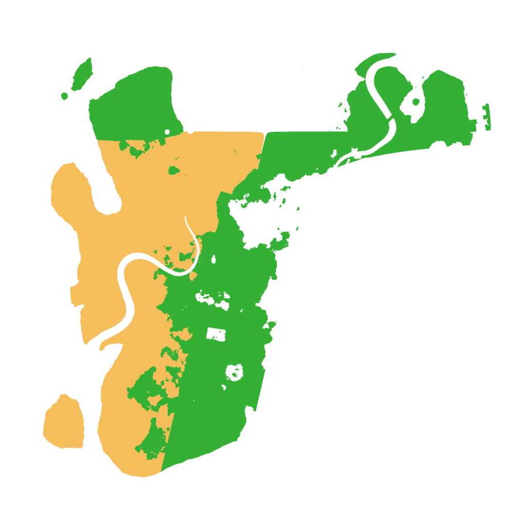 Biome Rust Map: Procedural Map, Size: 3000, Seed: 2015716893
