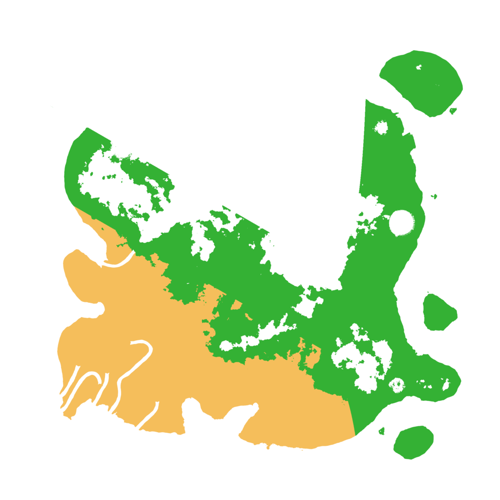 Biome Rust Map: Procedural Map, Size: 3500, Seed: 684309545