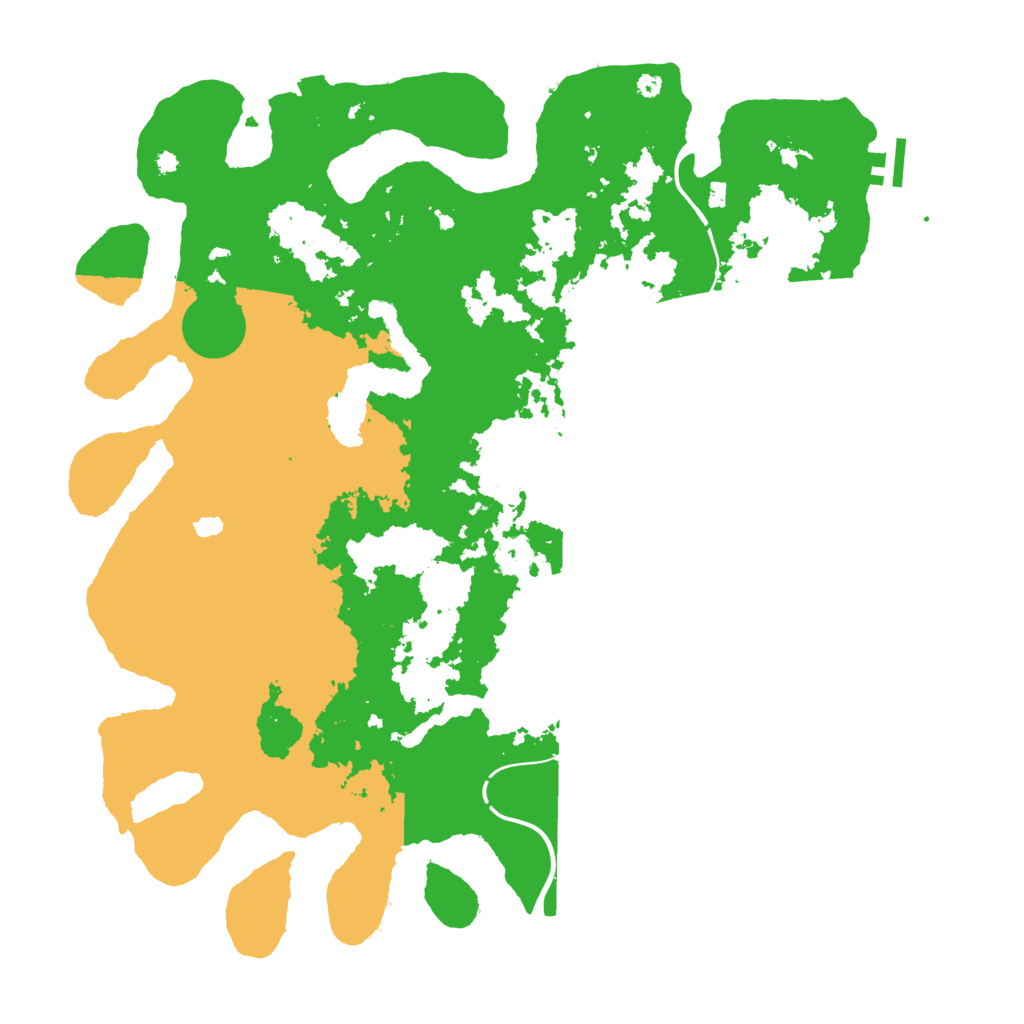 Biome Rust Map: Procedural Map, Size: 4250, Seed: 23035322