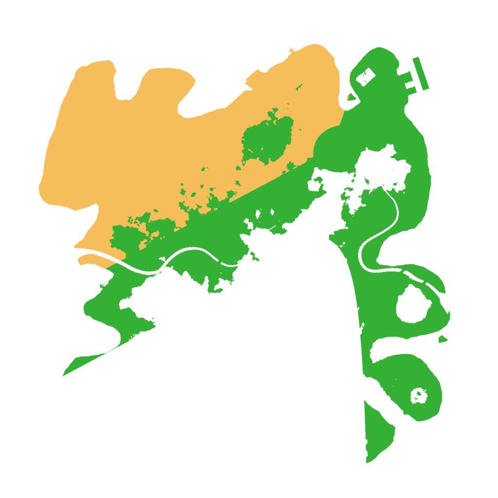 Biome Rust Map: Procedural Map, Size: 3000, Seed: 660093