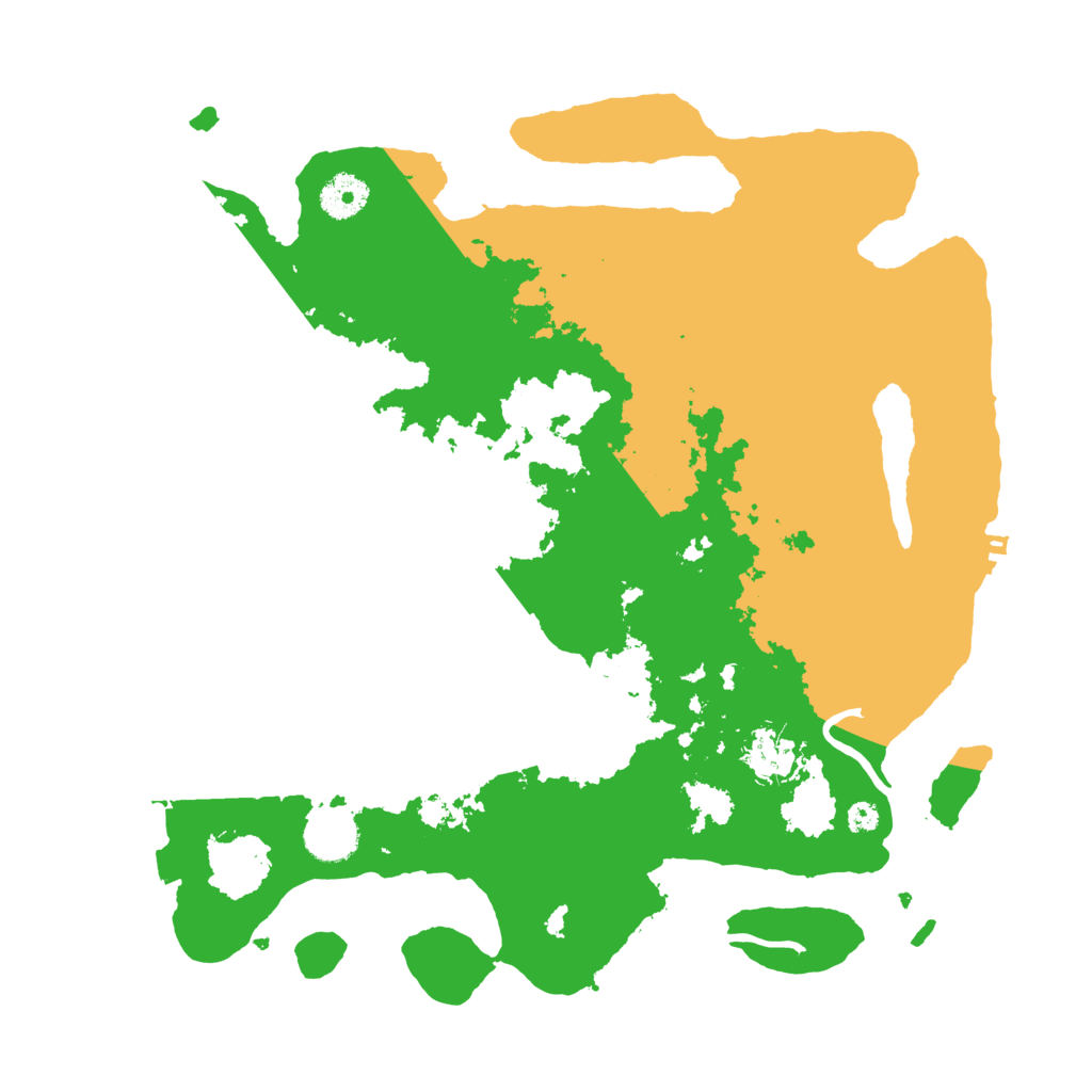 Biome Rust Map: Procedural Map, Size: 3600, Seed: 672117308