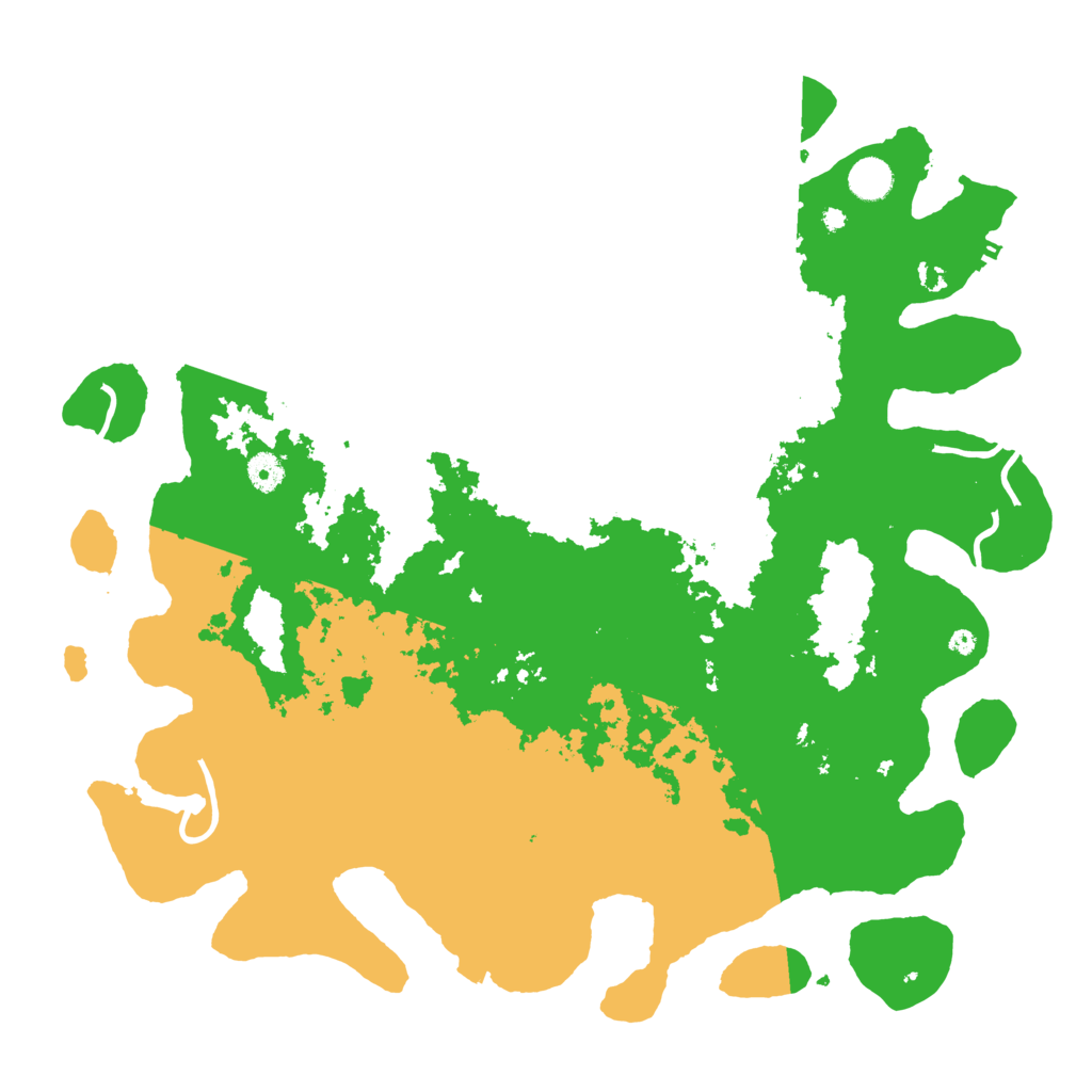 Biome Rust Map: Procedural Map, Size: 4400, Seed: 43965973
